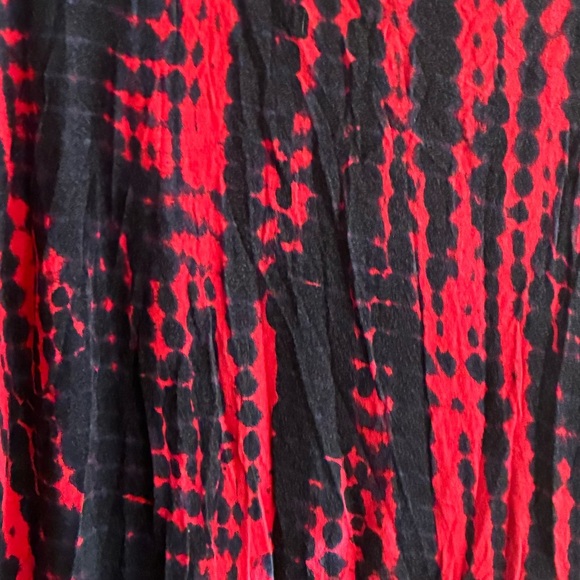 💥Michael Kors Navy and Red Loose Relaxed Blouse S - Picture 6 of 8